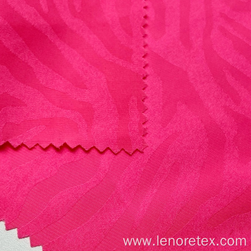 Polyester Fluorescent Color Woven Jacquard Satin Fabric